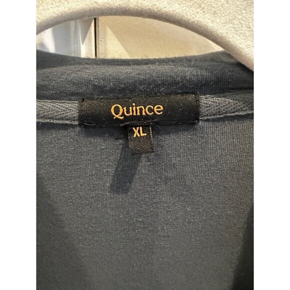 Quince Tencel Jersey Midi Wrap Dress XL Dark Olive - Picture 8 of 11